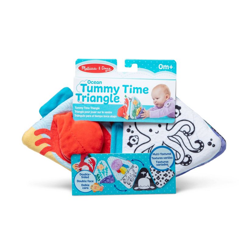 Melissa &#38; Doug Tummy Time Triangle Baby Learning Toy - Ocean, 4 of 11