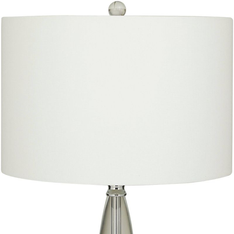 29&#34; x 15&#34; Crystal Transparent Base Table Lamp with Drum Shade Clear - CosmoLiving by Cosmopolitan, 4 of 9