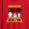 Men's - Disney - Caution 2319 Long Sleeve Graphic T-Shirt - 2 of 3