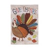 Evergreen Flag Tom Turkey Thanksgiving Burlap Garden Flag, Welcome Fall Garden Flags 12x18 Double Sided, Outside - 3 of 4