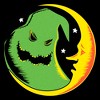 Men's The Nightmare Before Christmas Oogie Boogie Crescent Moon T-Shirt - 2 of 4