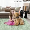 Runner Rug Washable Runner Rug Modern Abstract Runner Mat Hallway Contemporary Solid Rug Non-Slip Foldable Aesthetic Accent Floor Carpet - 4 of 4