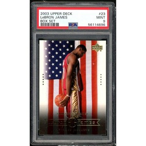 LeBron James Rookie Card 2003 Upper Deck LeBron James Box Set #23 PSA 9 - 1 of 2