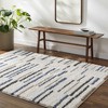 Hauteloom Golda Broken Striped Plush Area Rug - 3 of 4