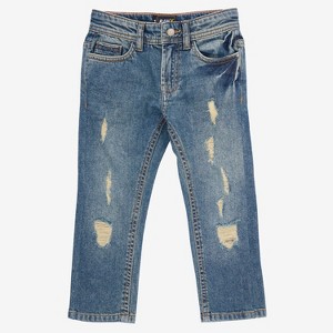 RAW X Kids and Toddlers Boys Distressed Stretch Denim Jeans - 1 of 4