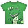 Disney Boy's 4-Pack Toy Story Short Sleeve Shirt Set, Yellow Blue, Green and Gray / Size 2T - 2 of 4