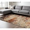 Orange And Black Abstract Area Rug - 2 of 4