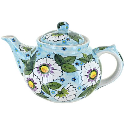 Blue Rose Polish Pottery 613 Millena Teapot