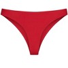 Women's Plus Size Daisy Bikini Pant  - red cherry | CCX - 3 of 4