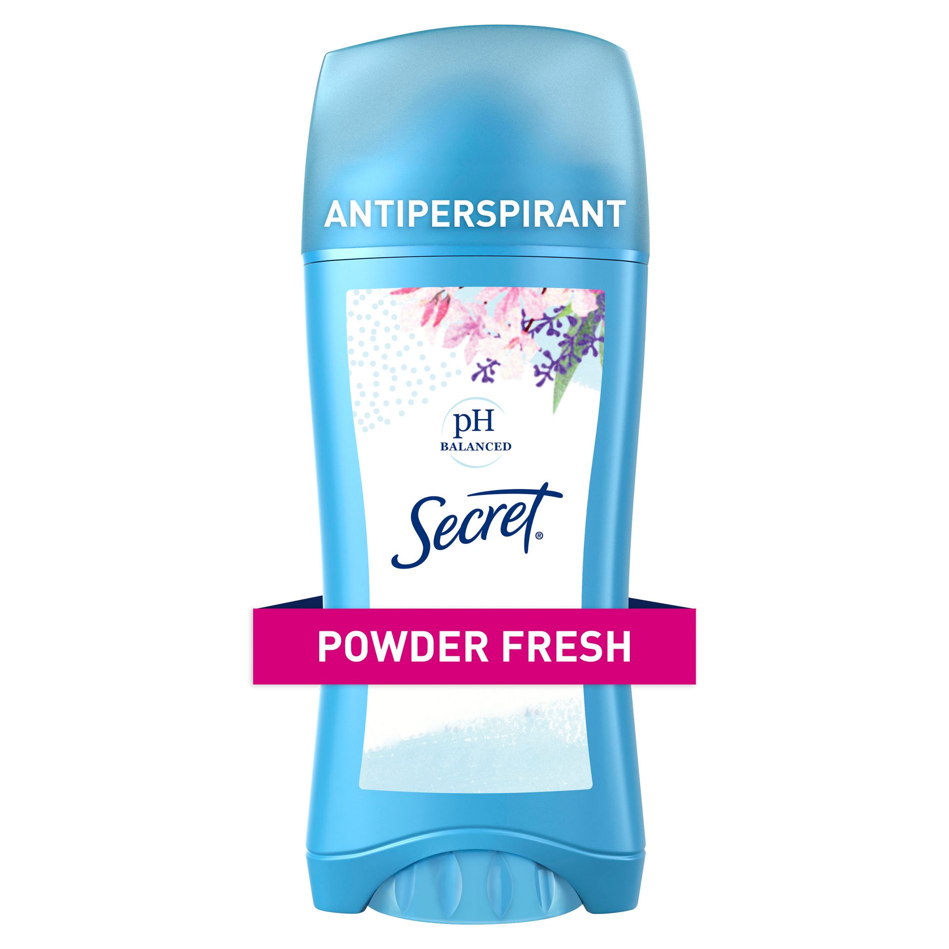 Secret Powder Fresh Invisible Solid Antiperspirant & Deodorant - 2.6oz: Paraben-Free, Under Arm, Aluminum Zirconium, 1-Pack