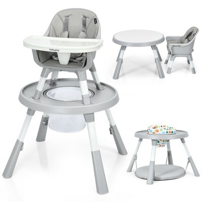 Costway 6 in 1 Baby High Chair Infant Activity Center w/ Height Adjustment