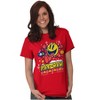 Ugly Christmas Pattern PACMAN Holiday Graphic T Shirt Men or Women Brisco Brands - 3 of 4