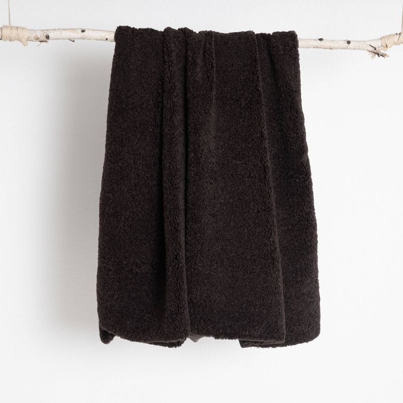 50"x60" Teddy Faux Shearling Lux Throw Blanket - Evergrace, 1 of 14