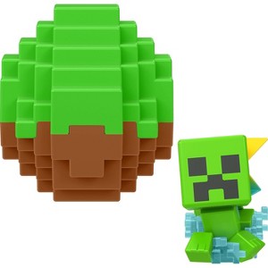 Minecraft Charged Creeper Mini Mode Spawn Egg Figure - 1 of 4