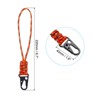 Unique Bargains Keys Whistle Badge Holder Wrist Lanyard with Sling Clip 2 Pcs - 2 of 4