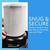Impresa [10 Pack] Shop Vacuum Filter Cover To Reduce Dust Build Up - Reusable, Washable Vacuum Bags - 4 of 4