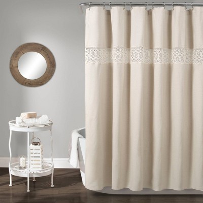 Dana Lace Shower Curtain - Lush Décor : Target