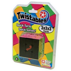 Twistables 3x3x3 Puzzle by Winning Moves Games USA, Silky Smooth Mechanical Twisty Puzzle for 1 Players, Ages 8+ - 1 of 3