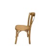 Commercial Seating Products,Kids Tinted Raw Crossback Chairs Set of 4 - 2 of 3