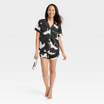 Women's Short Sleeve Top And Shorts Pajama Set - Colsie™ : Target