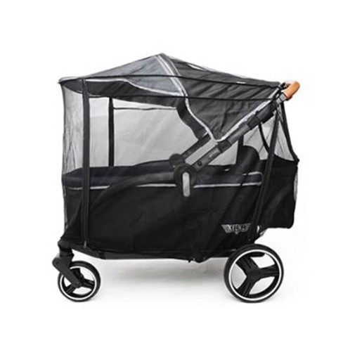 Keenz Folding Collapsible Mosquito Netting Sun Shade Protection Cover  Accessory With Zippered Opening For The 7s 2 Passenger Wagon, Black (net  Only) : Target