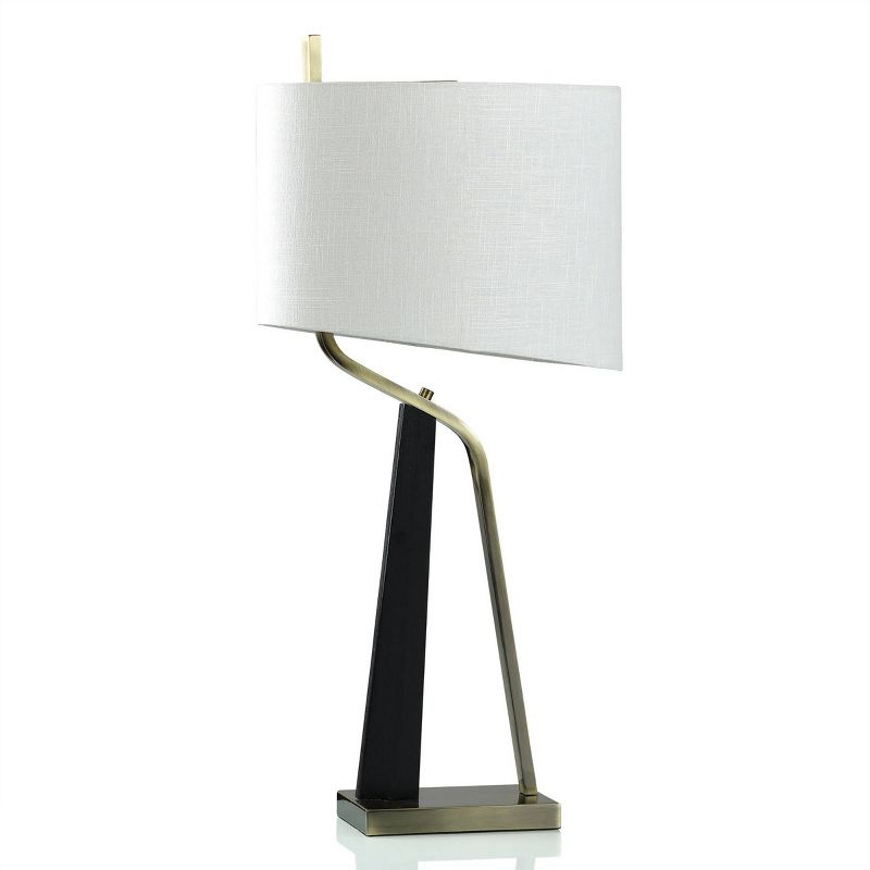 Domino Abstract Mid-Century Modern Slanted Design Table Lamp - StyleCraft, 1 of 7