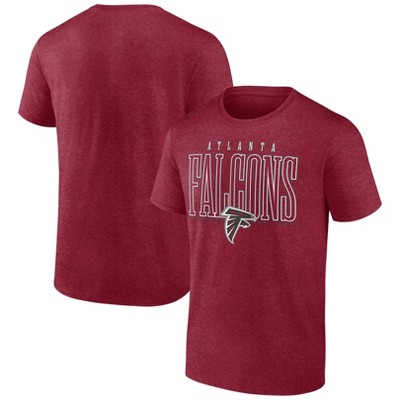 NFL Atlanta Falcons Women's Blitz Marled Left Chest Short Sleeve T-Shirt - S