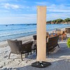 Costway Parasol Offset Cantilever Umbrella Cover 11ft Zipper Fiberglass Rod Outdoor - 2 of 4