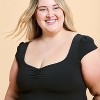 Blogilates Women's Sweetheart Cropped Short Sleeve Shirt - 4 of 4