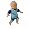 Doll Clothes Superstore Handmade Soccer Print Outfit For 14-15 Inch Baby Dolls - 3 of 4