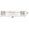 Big Dot of Happiness World Awaits - Travel Themed Party Decorations Party Banner - 2 of 4