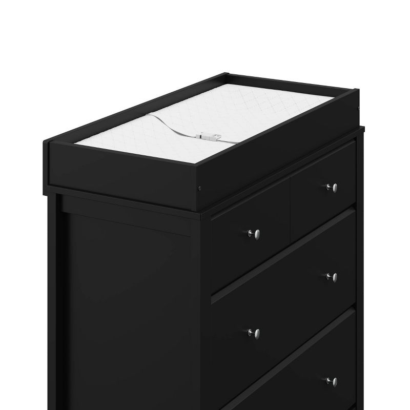 Storkcraft Carmel 3 Drawer Dresser with Interlocking Drawers with Changing Topper , 5 of 8