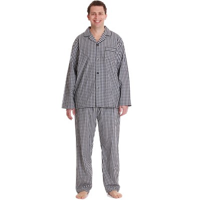 #FollowMe Mens Plaid Flannel Pajama Set  Stylish & Cozy Winter Sleepwear