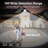 Runesay 50W Motion Sensor Led Flood Lights, 4500LM Plug in Motion Sensor Light, IP66 Waterproof Auto ON/Off Outdoor Security Lamp with a Plug, 6500K - 3 of 4