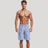 Anna-Kaci Swim Men's Pineapple Print Swim Trunks with Adjustable Drawstring Waist and Lightweight Quick-Dry Fabric - 2 of 4