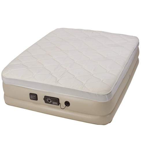 Serta 18" Pillow Top Air Mattress with Neverflat Pump - Queen - image 1 of 3