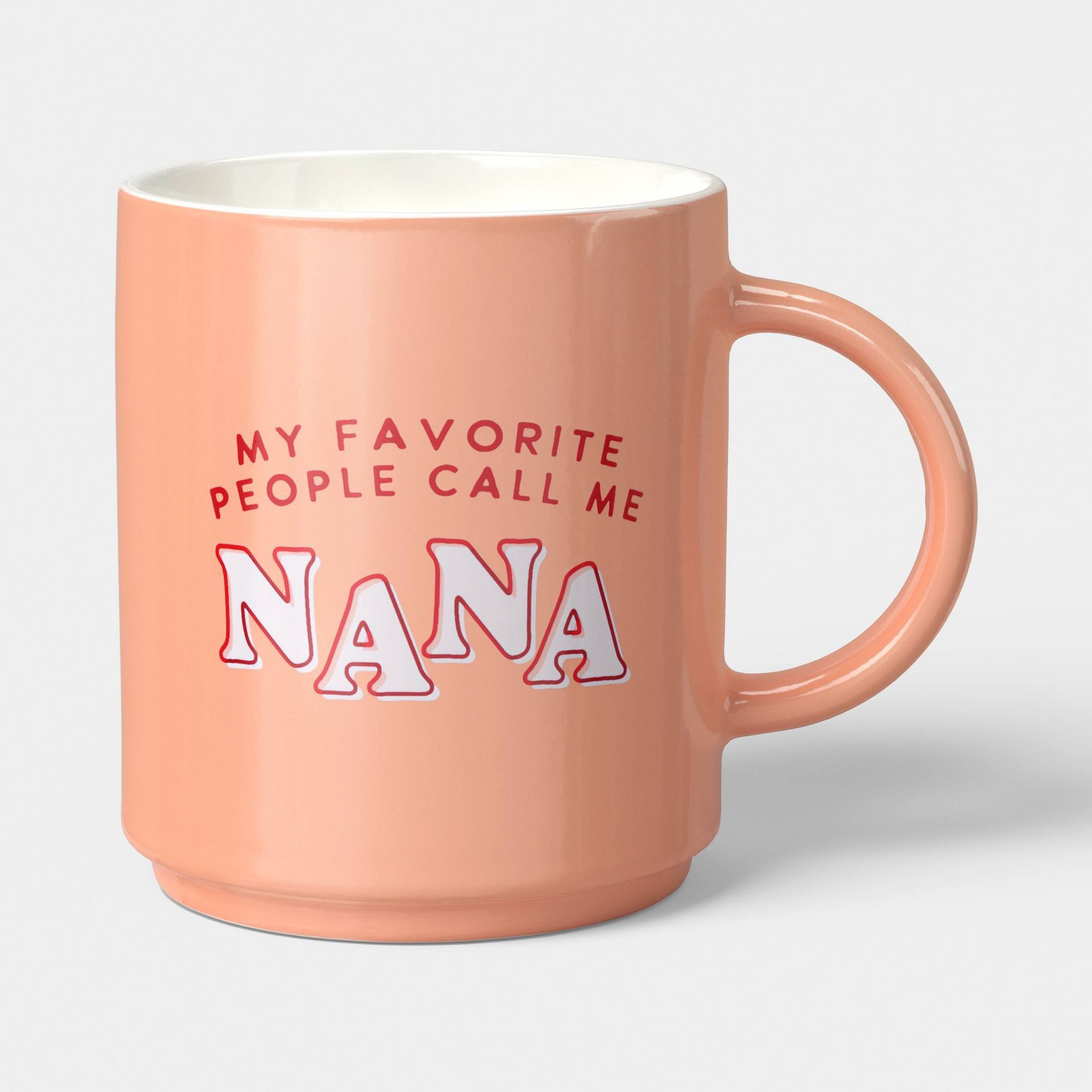 14oz Nana Stacking Mug Pink - Room Essentials™