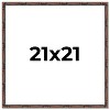 PosterPalooza | 21x21 Bamboo Picture Frame, UV Acrylic, 4 Finishes - Brown, Black, Gold, and Natural - 2 of 4