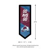 Evergreen Ultra-Thin Glazelight LED Wall Decor, Pennant, Colorado Avalanche- 9 x 23 Inches Made In USA - 2 of 4