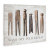 Stupell Industries Rustic Laundry Phrase Canvas Wall Art - 3 of 4