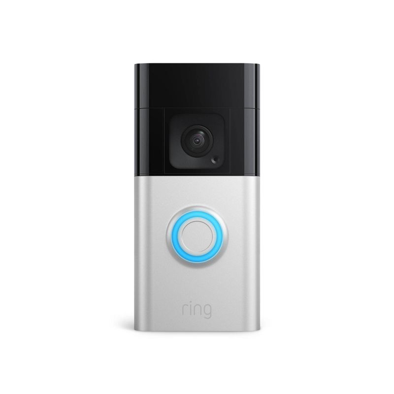 Ring Battery Doorbell Plus &#8211; Smart Wi-Fi Video Doorbell with Head-to-Toe HD+ Video - Satin Nickel, 1 of 8