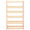 vidaXL Wine Rack for 30 Bottles Pinewood - 2 of 4