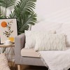 Unique Bargains Short Plush Solid Color Soft Living Room Throw Pillowcases 2 Pcs - 2 of 4