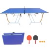 VisioGear Game Table, Foldable Tennis Table, Portable Ping Pong Table Set for Indoor Outdoor - 2 of 4