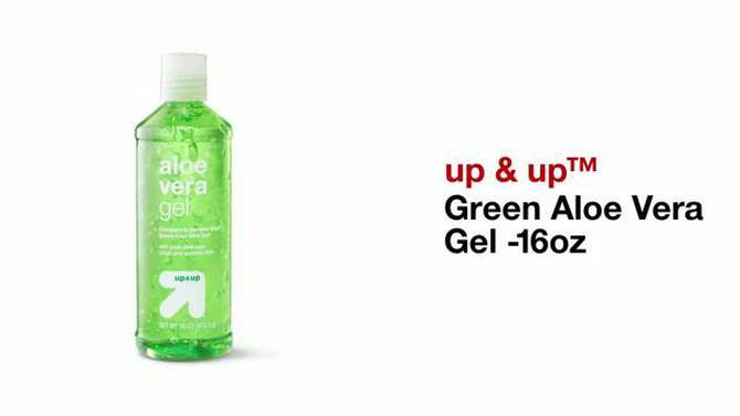 Green Aloe Vera Gel -16oz - up &#38; up&#8482;, 2 of 6, play video