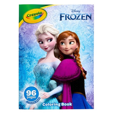 Crayola 96pg Disney Frozen Coloring Book with Sticker Sheet