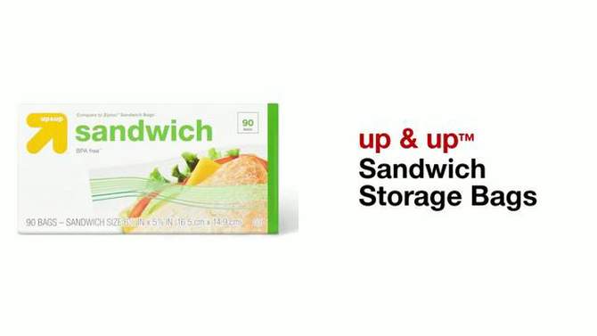 Sandwich Storage Bags - up & up™, 2 of 7, play video