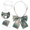 INSPIRE CHIC Women's Pre-tied Plaid Adjustable Elastic Band Casual Bow Ties - 3 of 4