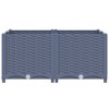 vidaXL Garden Planters 2 pcs Water Hyacinth Black - 3 of 4