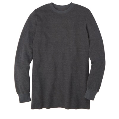 KingSize Men's Big & Tall Heavyweight Thermal Underwear Crewneck Tee